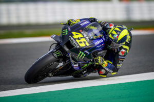 Valentino Rossi durante el Gran Premio de Europa. Fuente: Monster Energy Yamaha