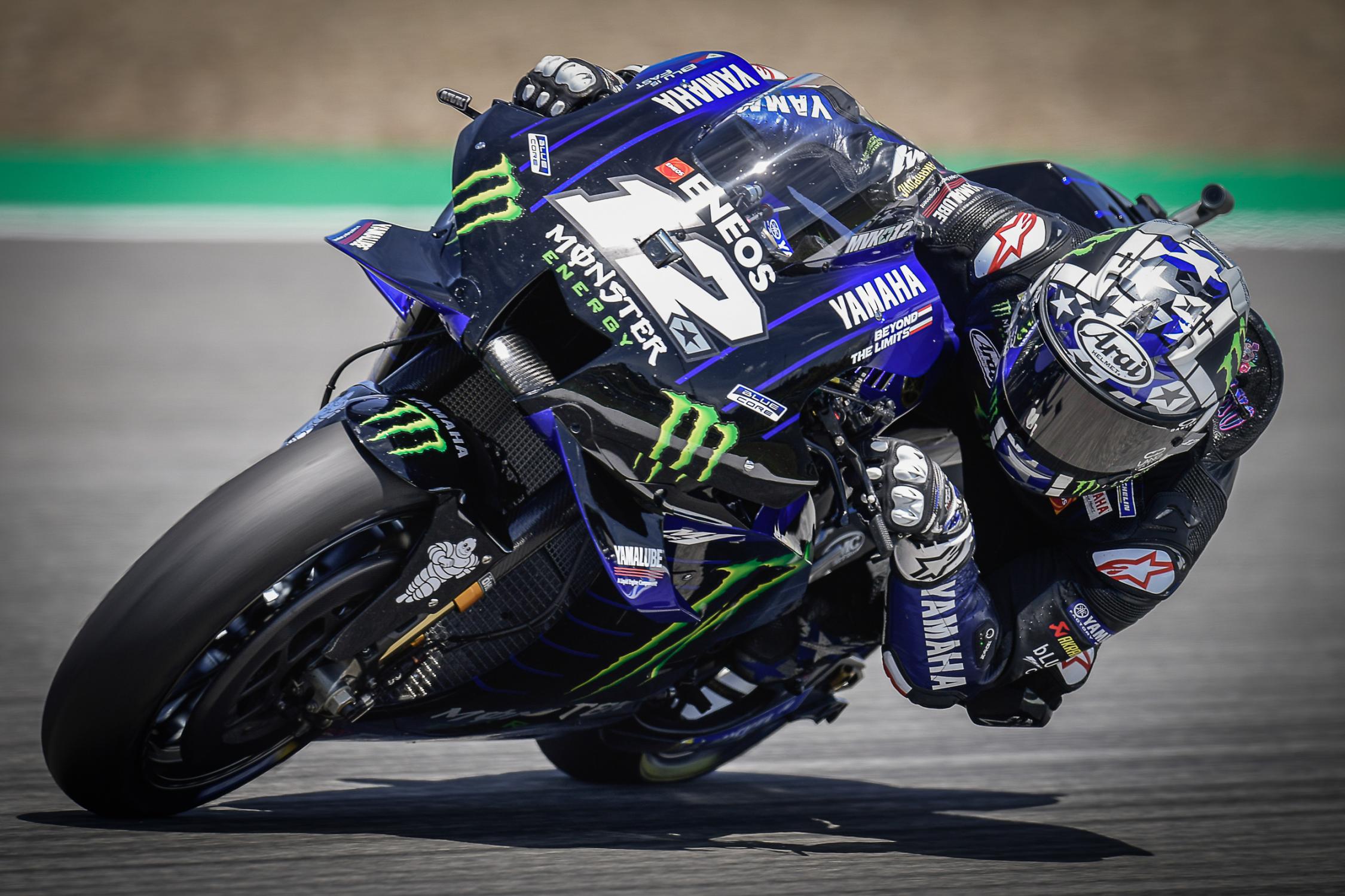 Maverick Viñales durante el GP de España. Fuente: MotoGP